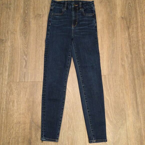 American Eagle Curvy Super Hi-Rise jegging 00 Short - Picture 2 of 6